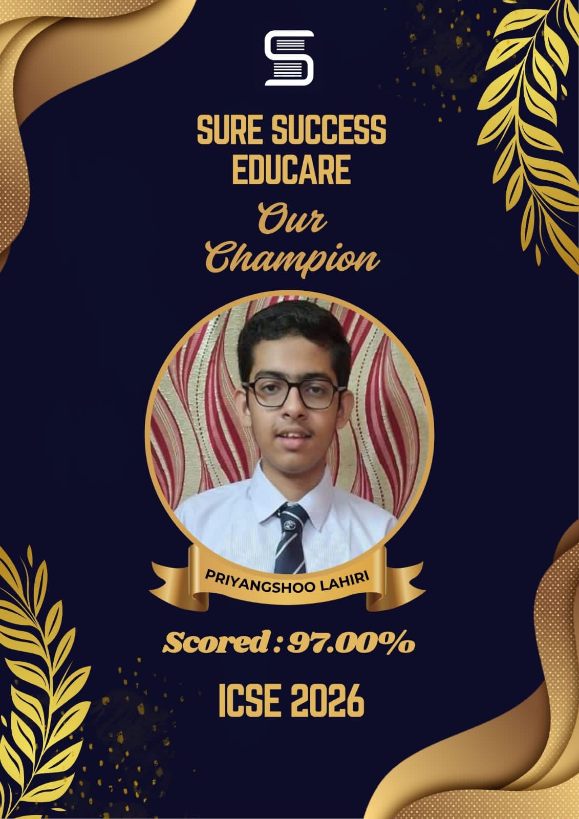 ICSE Topper 2026 – Student 1