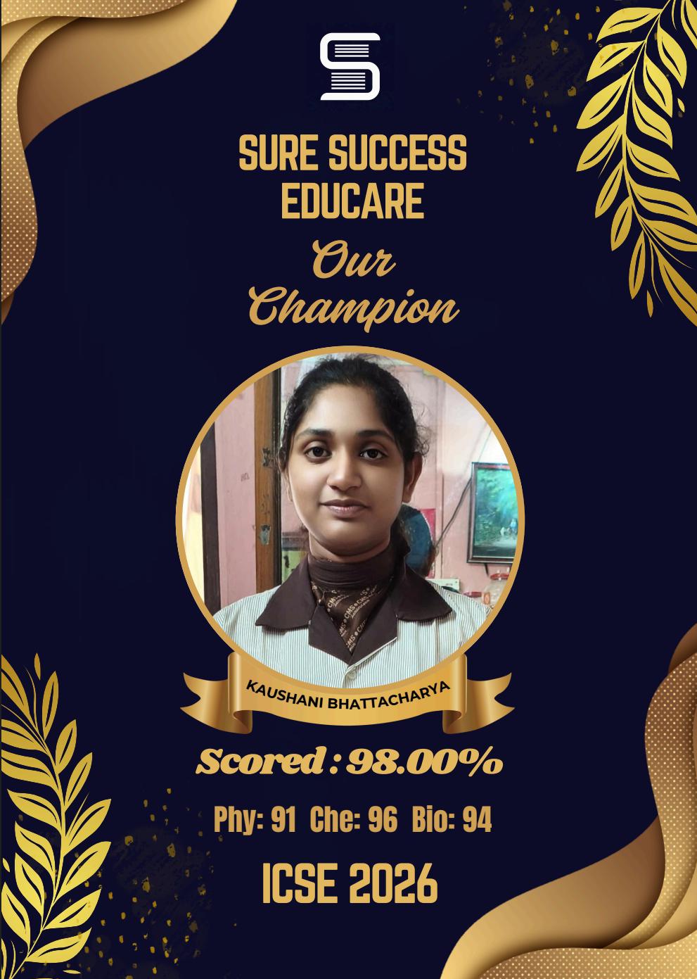 ICSE Topper 2026 – Student 10