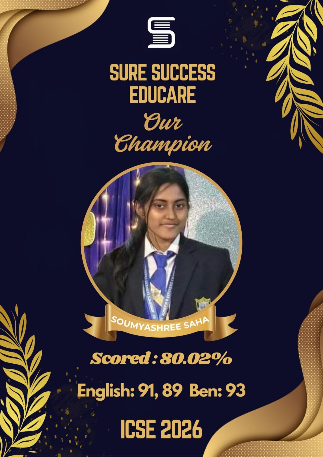 ICSE Topper 2026 – Student 11