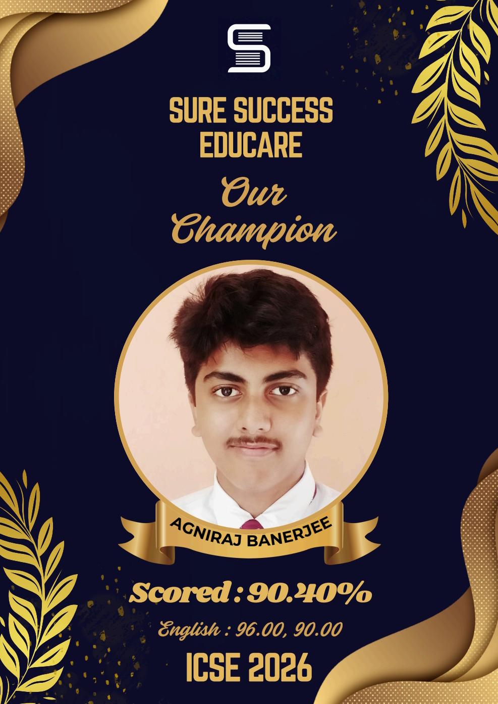 ICSE Topper 2026 – Student 13