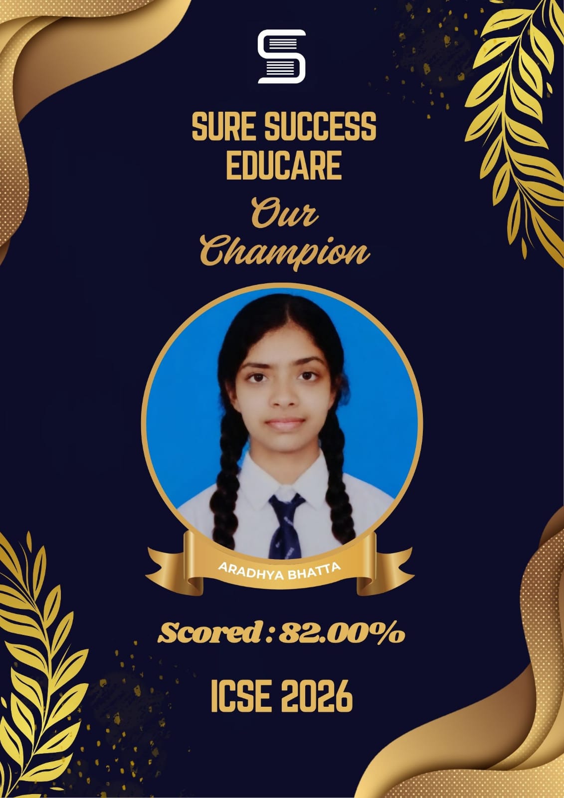 ICSE Topper 2026 – Student 20