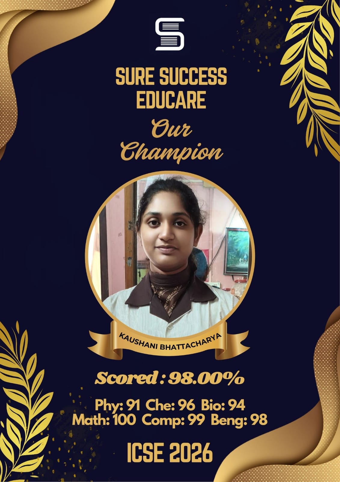 ICSE Topper 2026 – Student 3