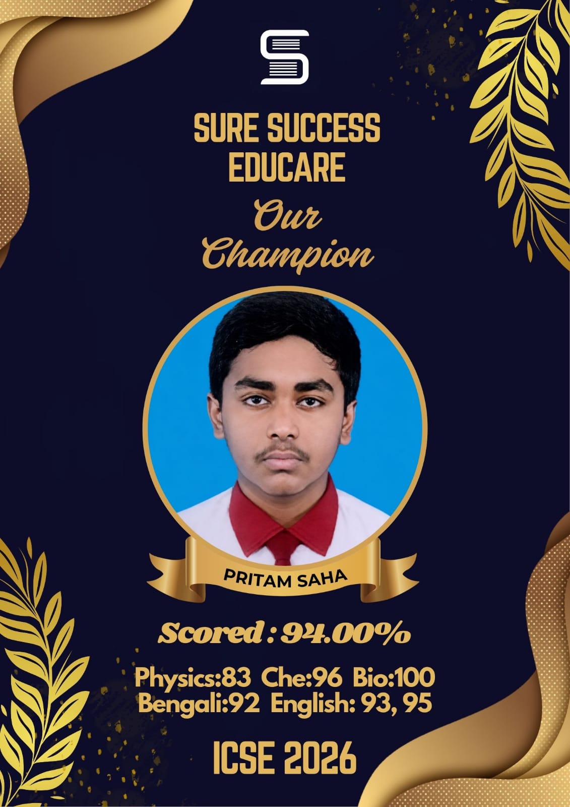 ICSE Topper 2026 – Student 4